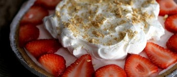 Strawberry Cheesecake Ice Cream Pie