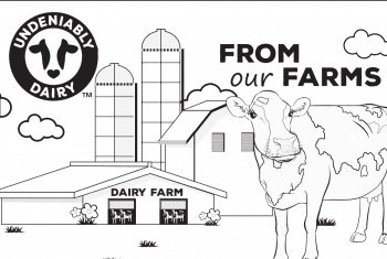 From Farm to Fridge Dairy Coloring Page