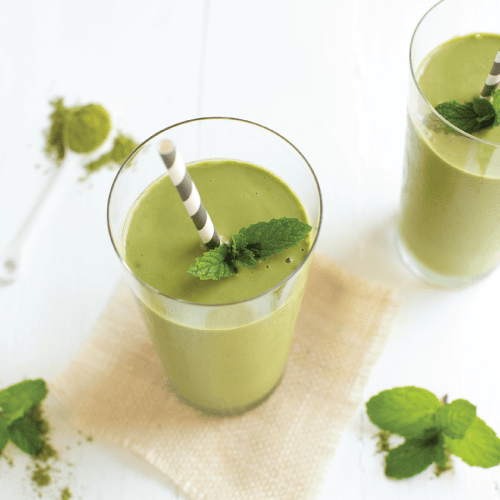 peach vanilla matcha