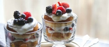 Greek Yogurt Baked Doughnut Parfaits
