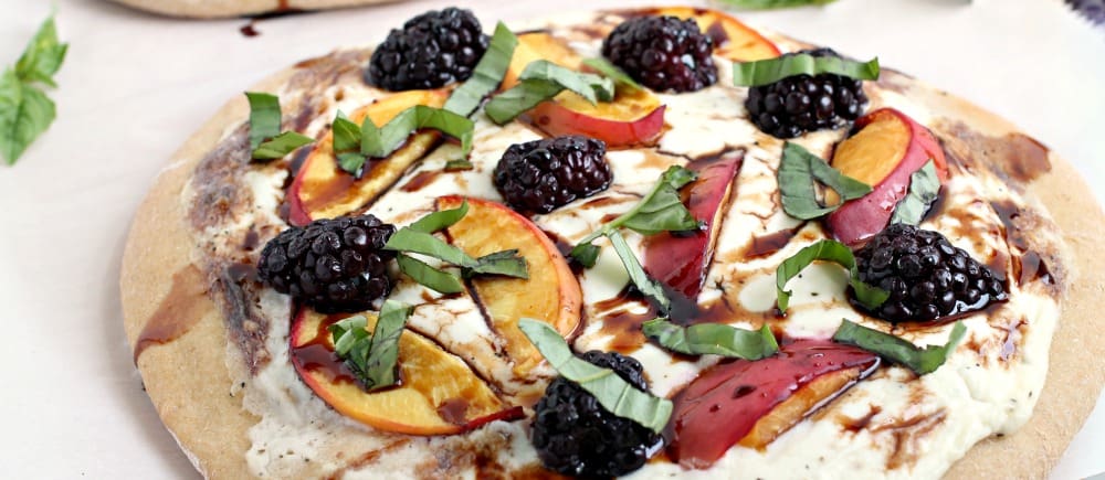 Creamy Summer Fruit Pizza