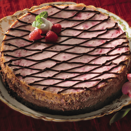 Chocolate Raspberry Cheesecake