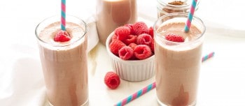 Chocolate Raspberry Smoothies
