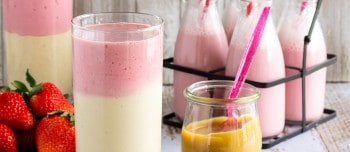 Peanut Butter and Jelly Smoothies