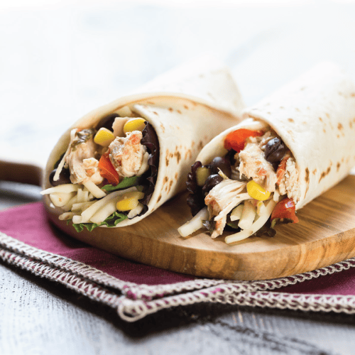 southwest chicken wrap