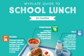 MyPlate Guide to School Lunch