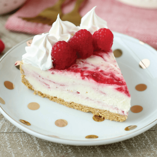 Raspberry Swirl Cheesecake