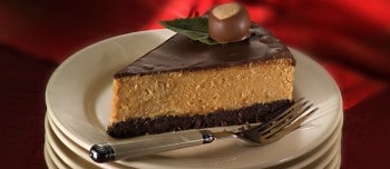Slice of Buckeye Cheesecake