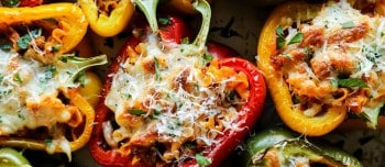 Cheesy Lasagna Stuffed Peppers