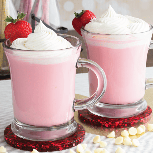 Strawberry White Hot Chocolate