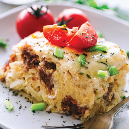 Overnight Slow Cooker Breakfast Casserole