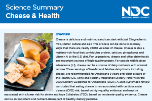 Science Summary: Cheese & Your Health