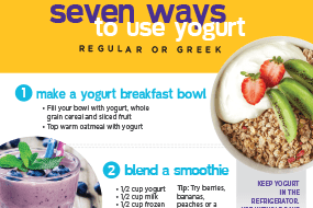 Seven Ways to Use Yogurt