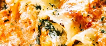 Creamy Ricotta Spinach & Chicken Cannelloni