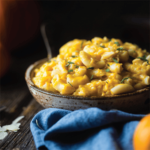 smoky pumpkin mac and cheese