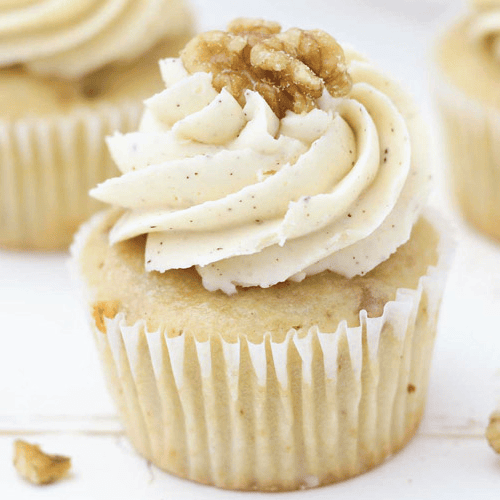 Maple Walnut Cupcakes