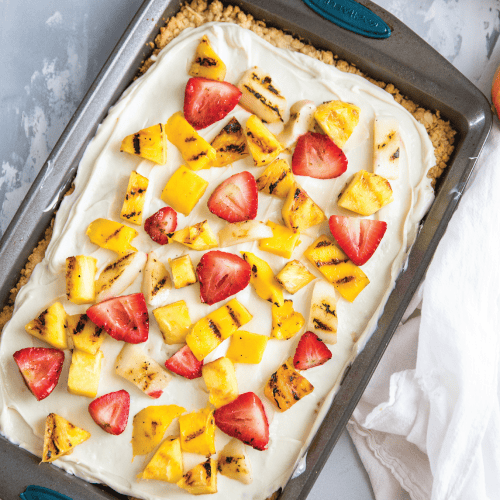 grilled fruit pizza
