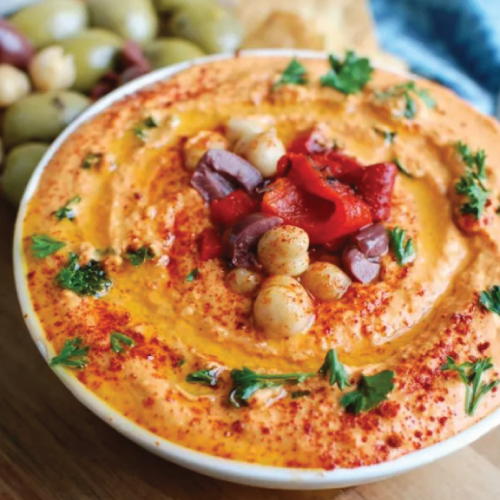 roasted red pepper hummus