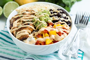 Chipotle Lime Chicken Taco Bowl