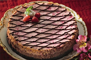 Chocolate Raspberry Cheesecake