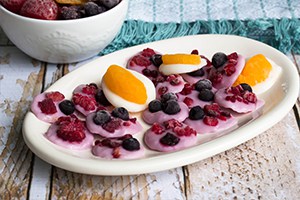 Frozen Fruit & Yogurt Discs