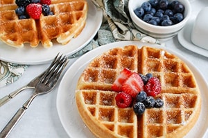 Greek Yogurt Waffles