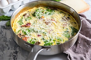 Spinach & Cheese Frittata