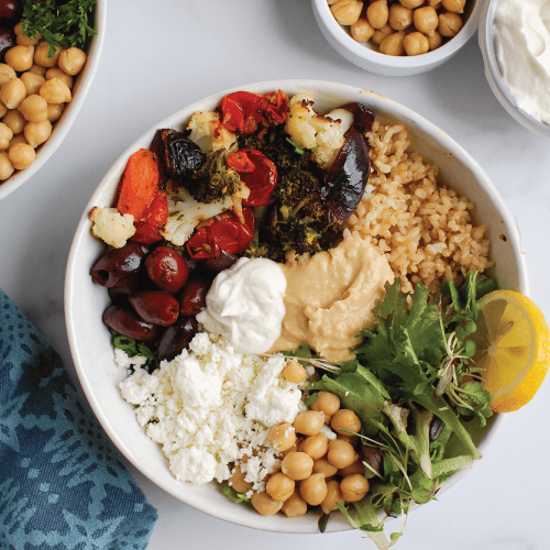mediterranean buddha bowls