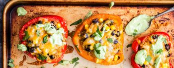 Mexican Quinoa Stuffed Peppers