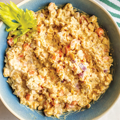 smashed chickpea salad