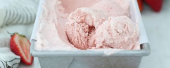 Strawberry ice cream