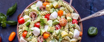 Tomato Avocado Pasta Salad