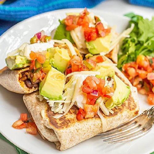 Bean and Rice Burritos