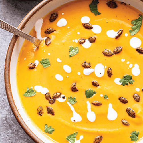 Chipotle Sweet potato soup