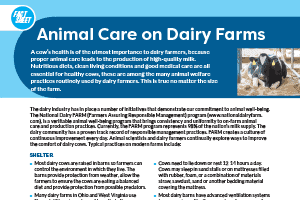 Dairy Fact Sheet Collection