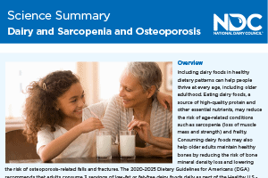 Science Summary: Dairy & Sarcopenia & Osteoporosis