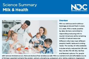 Science Summary: Milk & Health