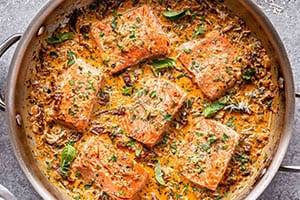 Creamy Sun-Dried Tomato Salmon