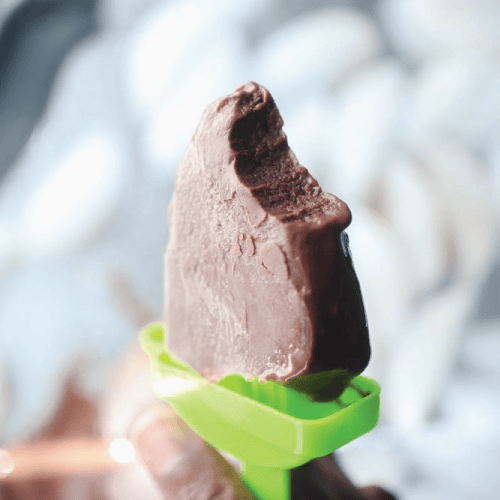 Homemade fudgesicles