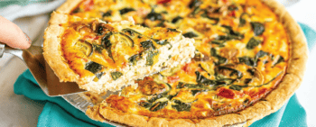 veggie lovers quiche