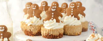 Mini Gingerbread Cheesecakes