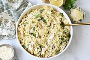 Lemon Chicken Orzo