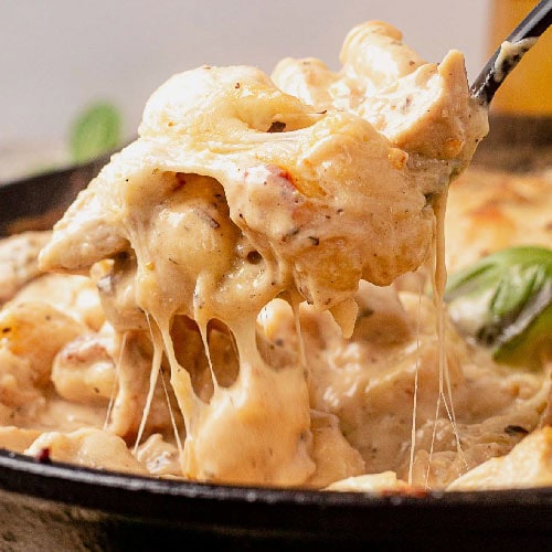 Chicken Alfredo Gnocchi Bake