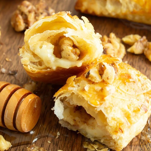 Honey Brie Bites