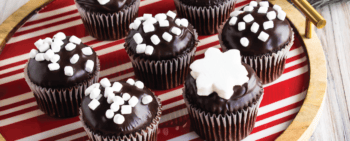 hot cocoa cupcakes