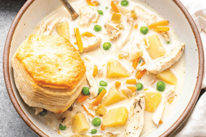 Slow Cooker Chicken Pot Pie Soup