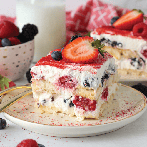 triple berry tiramisu