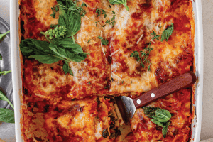 Cottage Cheese Vegetable Lasagna