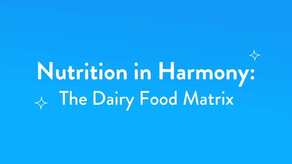 How Does the Dairy Food Matrix Support Childhood Health?